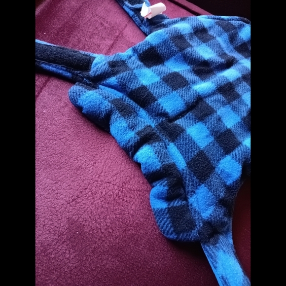 💙 Coleman Fleece Lined Dog Puffer Jacket Coat Pets Small Blue Outdoor S - Picture 7 of 12